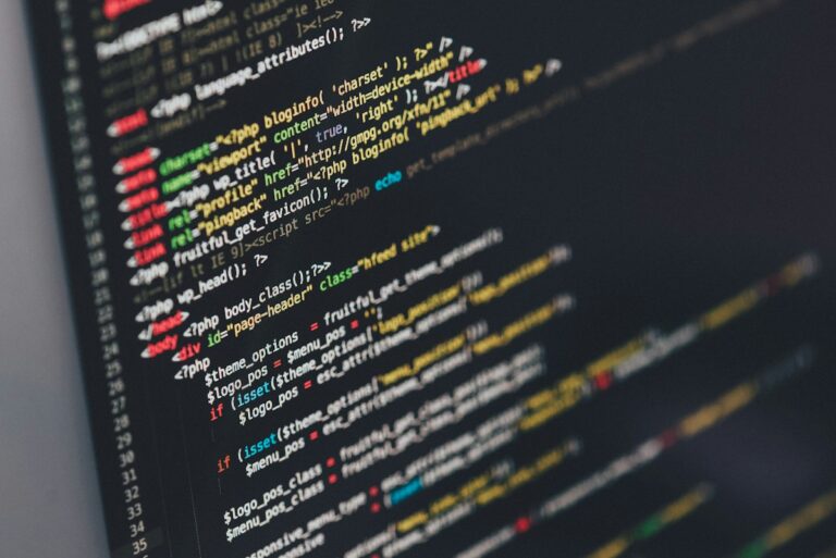 Source code on a monitor representing the skills on an LLM engineer roadmap